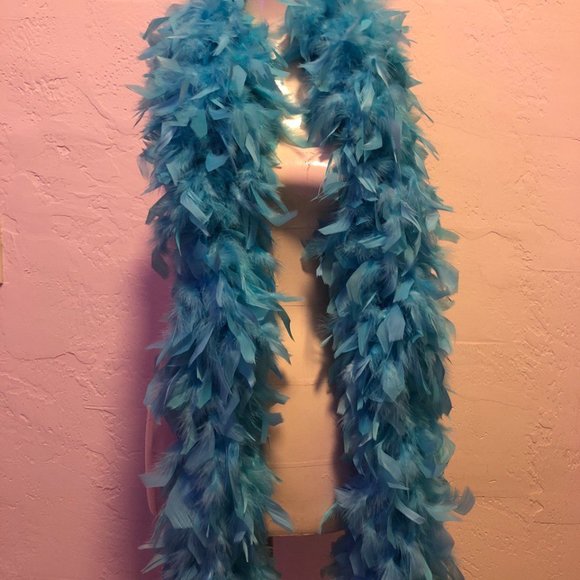Accessories - Gorgeous blue boa